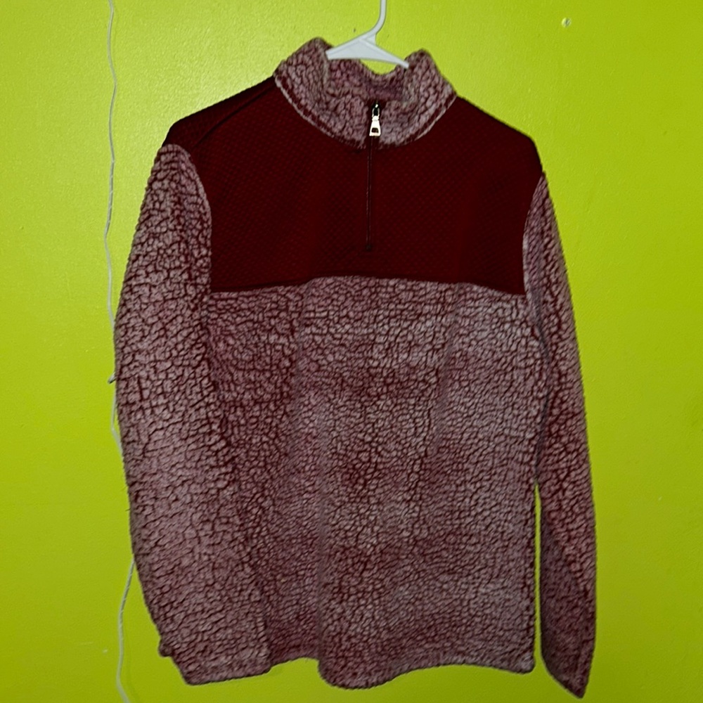 Half zip hoodie